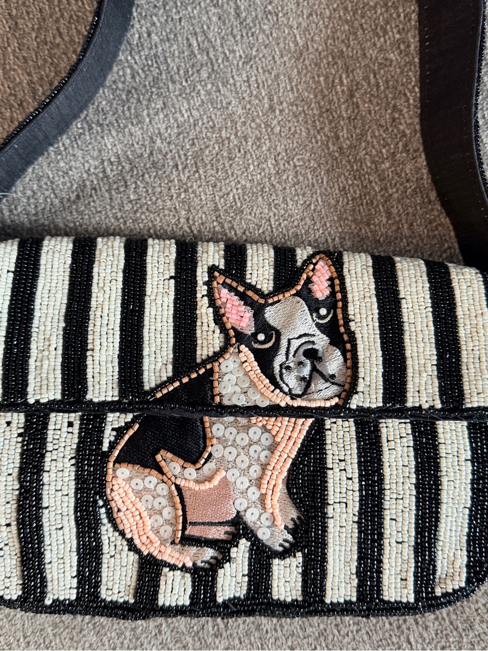 Sol and Mer Beaded French Bulldog - Picture 2 of 4